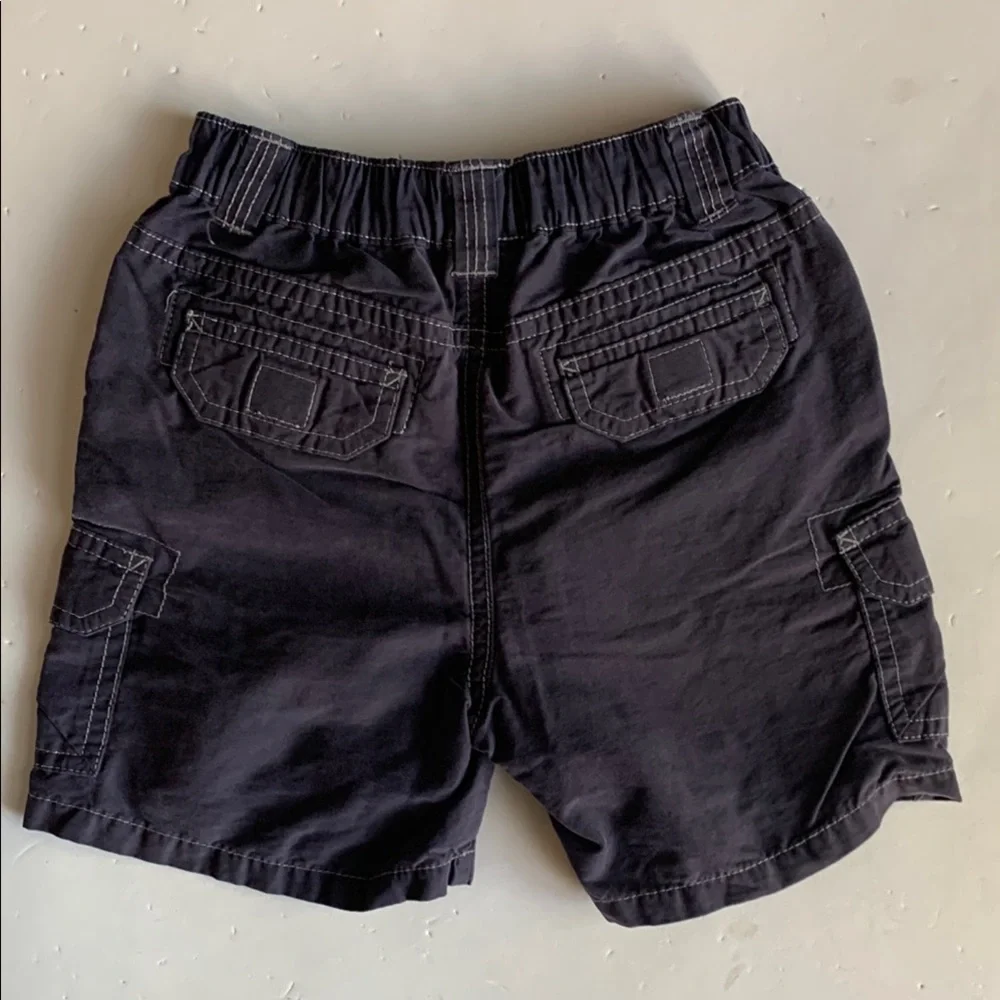 Gymboree Boys 18-24 Dark Gray Casual Shorts with Elastic Waist